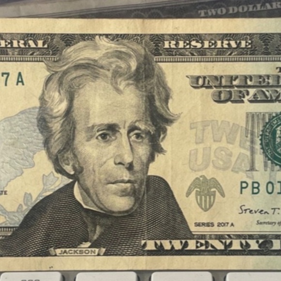 2017 LOW SERIAL PB 01221587 A US $20 CIRCULATED - Picture 3 of 6